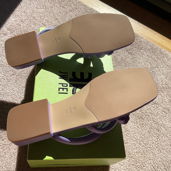 JW PEI Jada Flat Mule - Lavender Purple Size 41 NIB - Picture 4 of 11